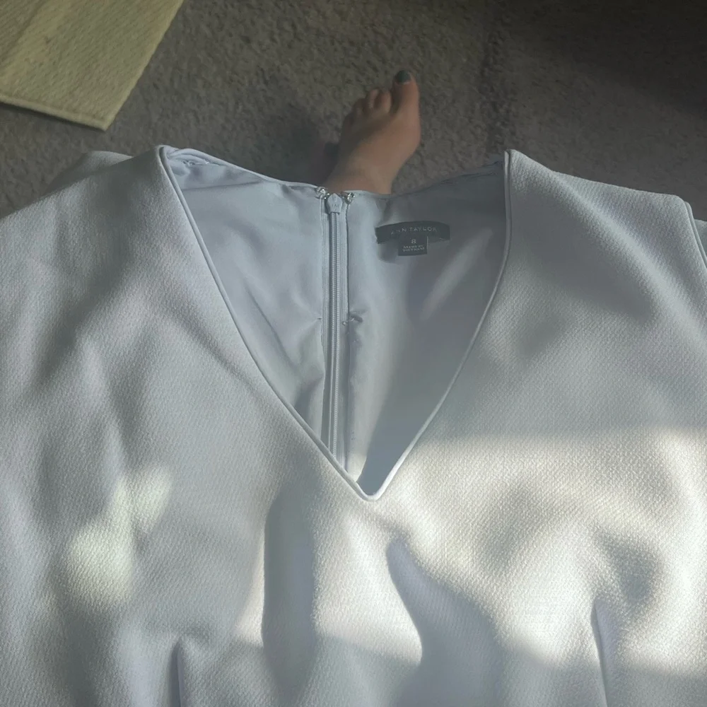 Ann Taylor Elegant Lavender Sleeveless Dress - Picture 4 of 6